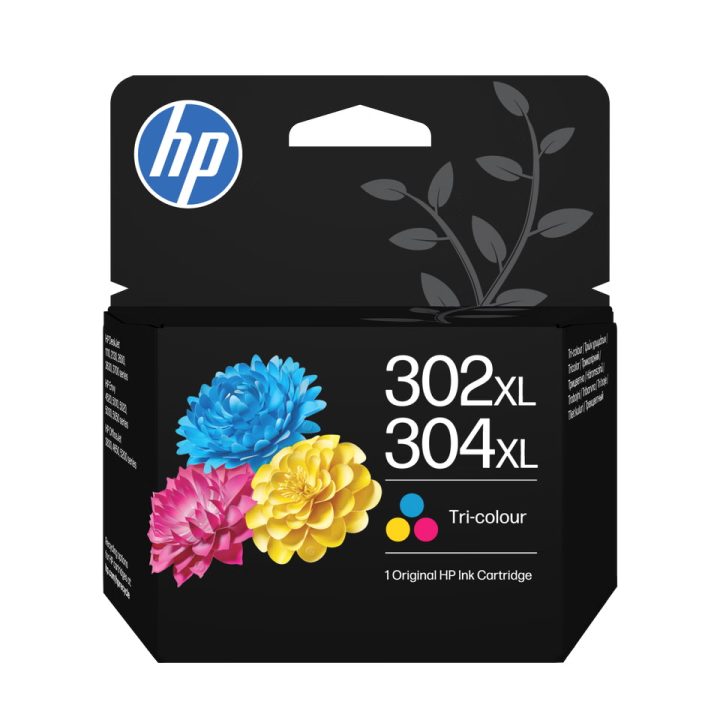 HP Cartucho de Tinta Original 302XL/304XL tricolor