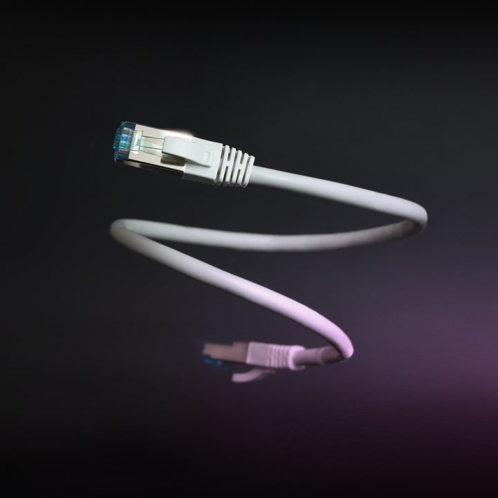 Nanocable Cat.7 Network Cable 600MHz LSZH SFTP PIMF AWG26, Gray, 1 m