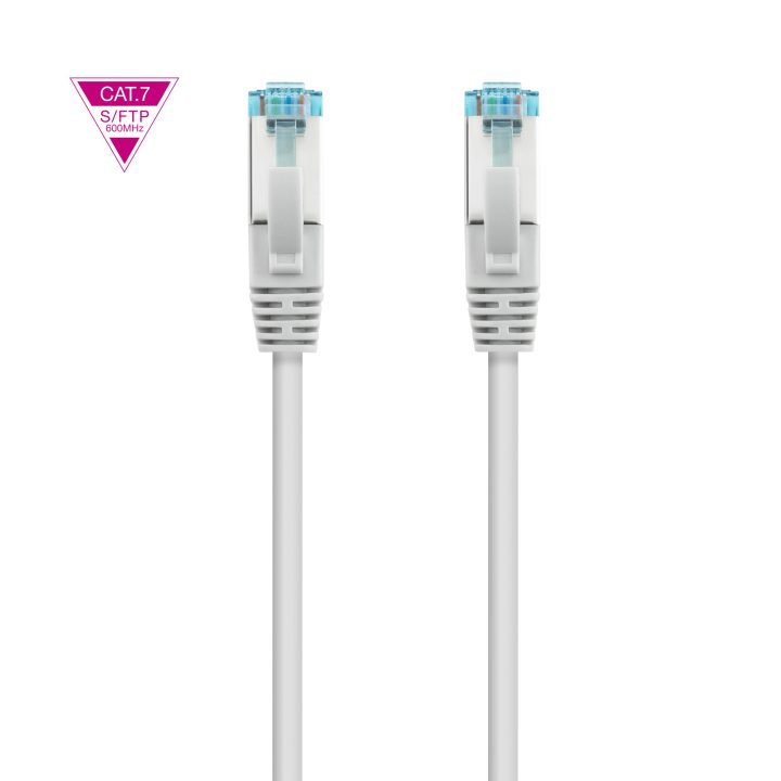 Nanocable Cat.7 Network Cable 600MHz LSZH SFTP PIMF AWG26, Gray, 1 m
