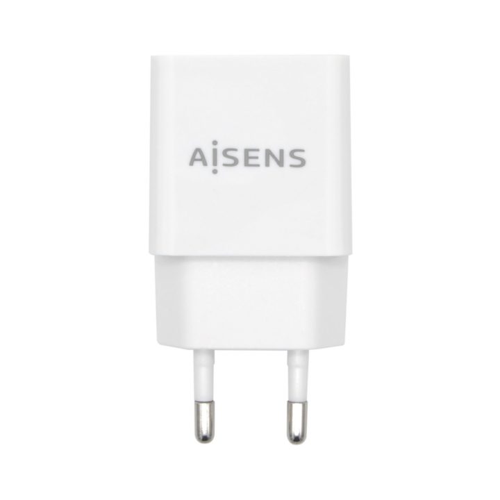 AISENS High-Efficiency 10W USB Charger, 5V/2A, White