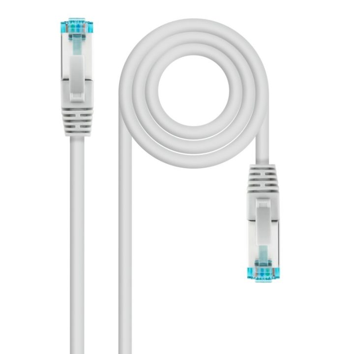 Nanocable Cat.7 Network Cable 600MHz LSZH SFTP PIMF AWG26, Gray, 1 m
