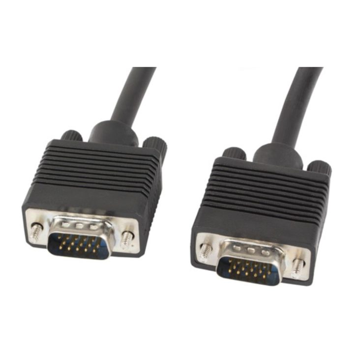 Cable VGA Lanberg macho-macho ferrita 1.8m negro (CA-VGAC-10CC-0018-B)