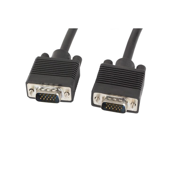 Lanberg VGA Male-to-Male Ferrite Cable 1.8m Black…