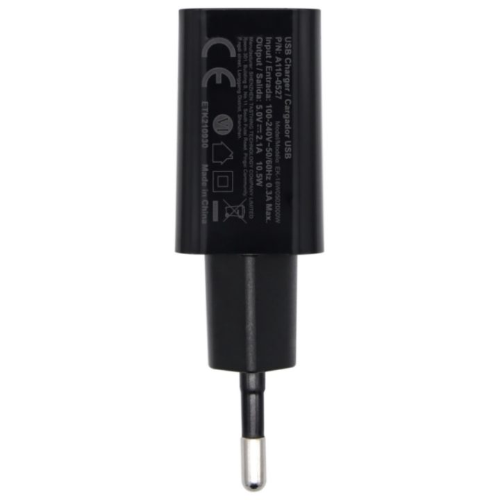 AISENS Cargador USB 10W Alta Eficiencia, 5V/2A, Blanco