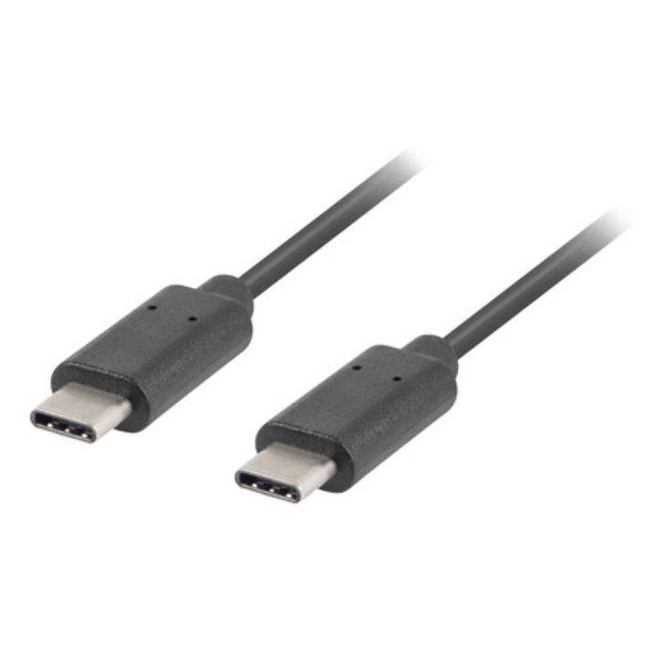 Lanberg USB-C Male to USB-C Male 2.0 Cable 0.5m Black…