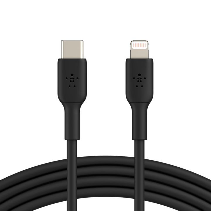 Belkin Lightning to USB-C Cable 1m-macho-macho-blanco (CAA003BT1MWH)