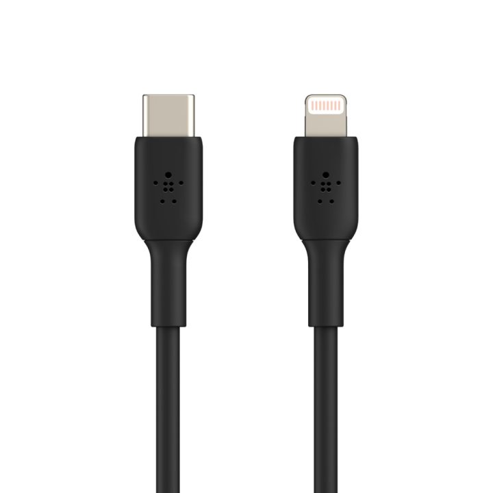 Cable Lightning a USB-C Belkin 1m-macho-macho-blanco (CAA003BT1MWH)
