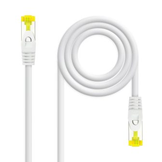 Nanocable Cat.6A SFTP AWG26 LSZH RJ45 Patch Cable, White, 25 cm