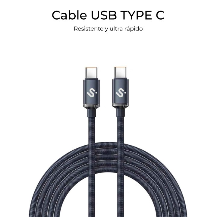 Subblim cable optimus 60W c-c 1m white (SUBCAB-C06010)
