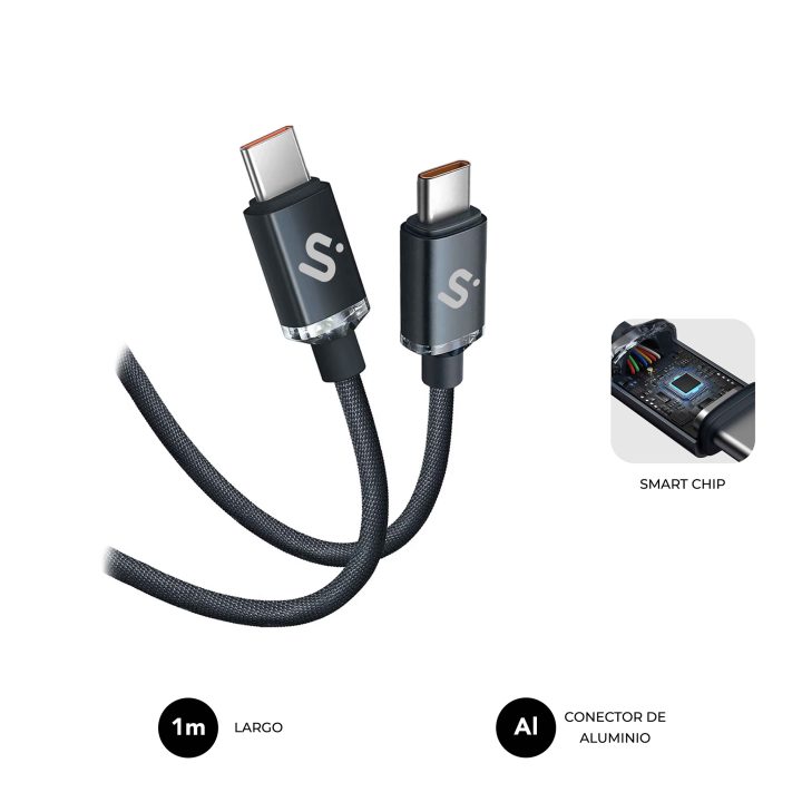 Subblim Optimus 60W C-C 1m white cable (SUBCAB-C06010)