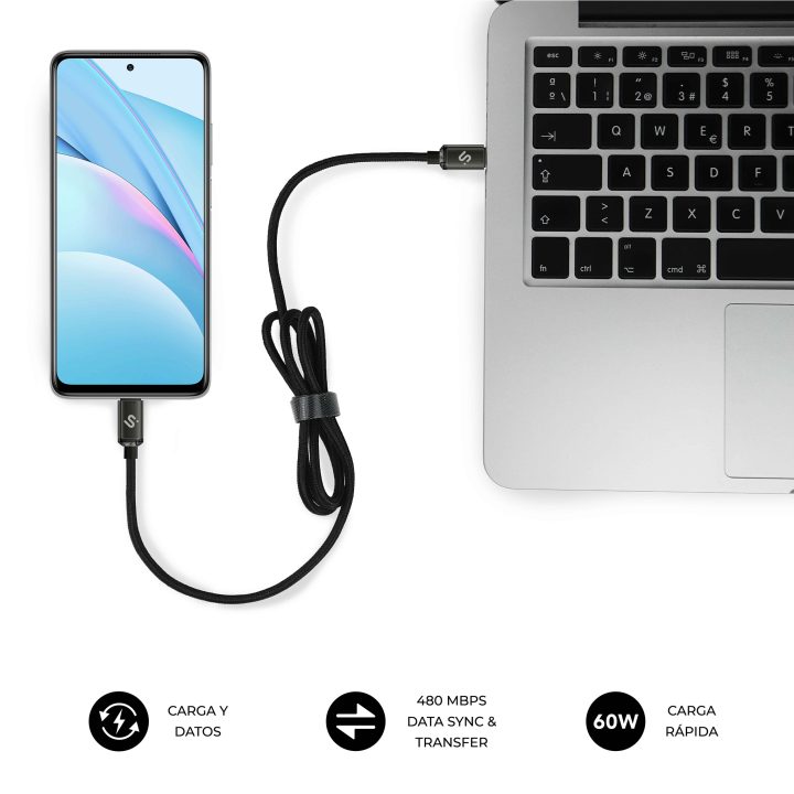 Subblim Optimus 60W C-C 1m white cable (SUBCAB-C06010)