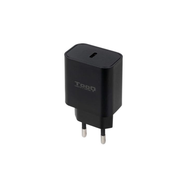 TooQ Cargador de Pared USB-C PD20W, Blanco