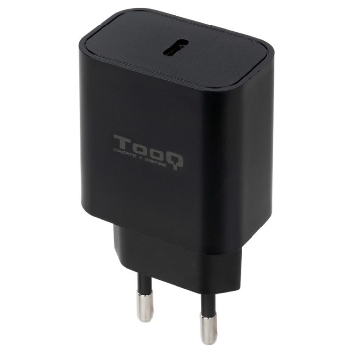 TooQ Cargador de Pared USB-C PD20W, Blanco