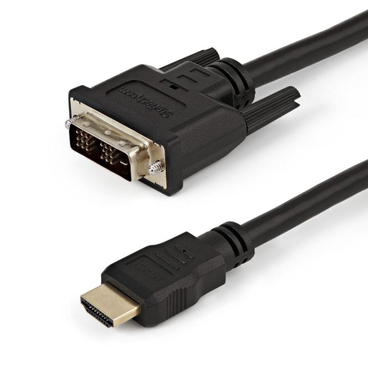 StarTech.com HDMI to DVI Cable 1.5m - DVI-D Male - HDMI Male -…