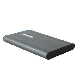 TooQ Caja Externa para Discos de 2,5” HDD/SSD, Gris
