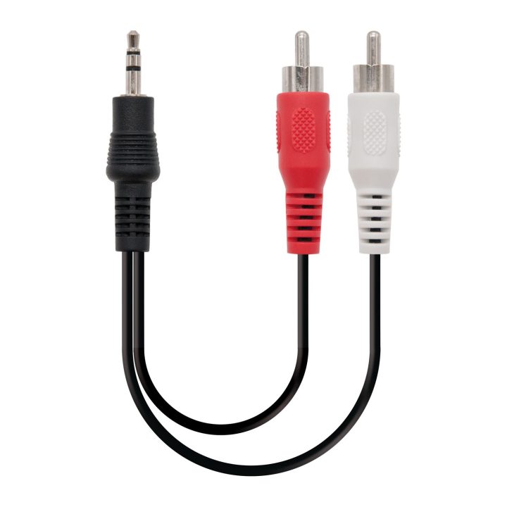Nanocable STEREO AUDIO CABLE 3.5/M-2xRCA/M 1.5 M