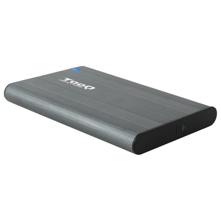 TooQ External Enclosure for 2.5" HDD/SSD, Gray