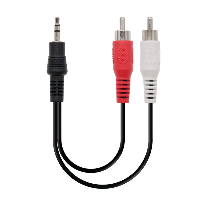 Nanocable STEREO AUDIO CABLE 3.5/M-2xRCA/M 1.5 M