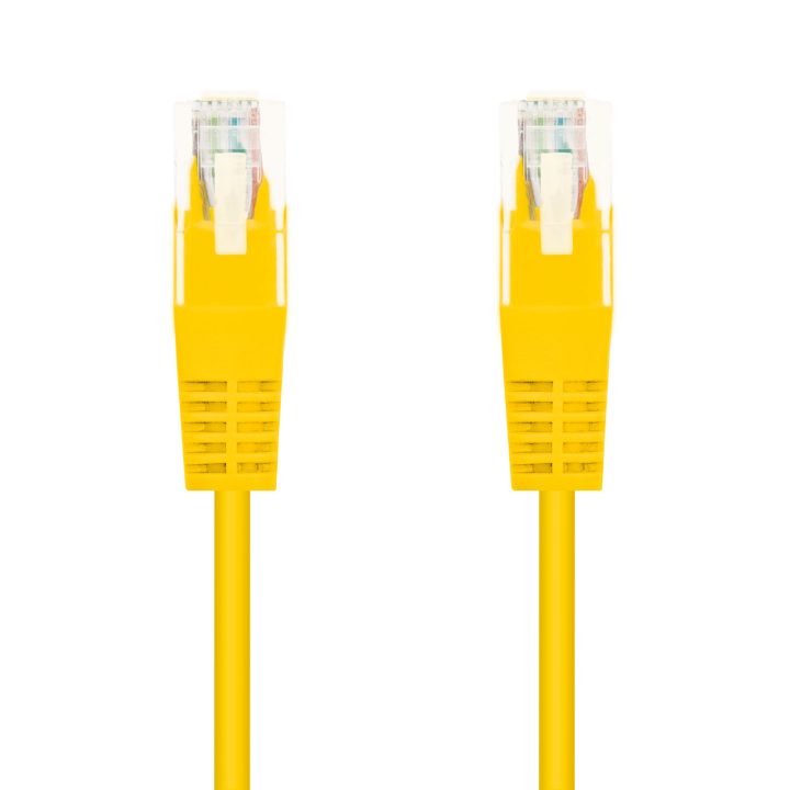 Nanocable CABLE DE REDE PATCH CORD RJ45 CAT.6 UTP AWG24, AMARELO, 0,5…