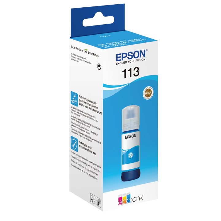 Epson 113 EcoTank Pigment Yellow ink bottle