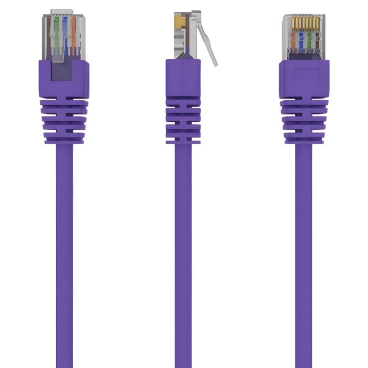 Gembird RJ45/RJ45 Cat5e 0.25m Network Cable Purple 0.25 m U/UTP (UTP)…