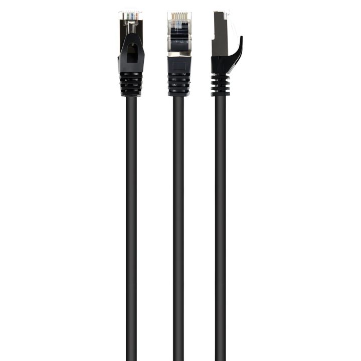 Gembird PP6A-LSZHCU-BK-0.25M cabo de rede Preto 0,25 m Cat6a S/FTP…