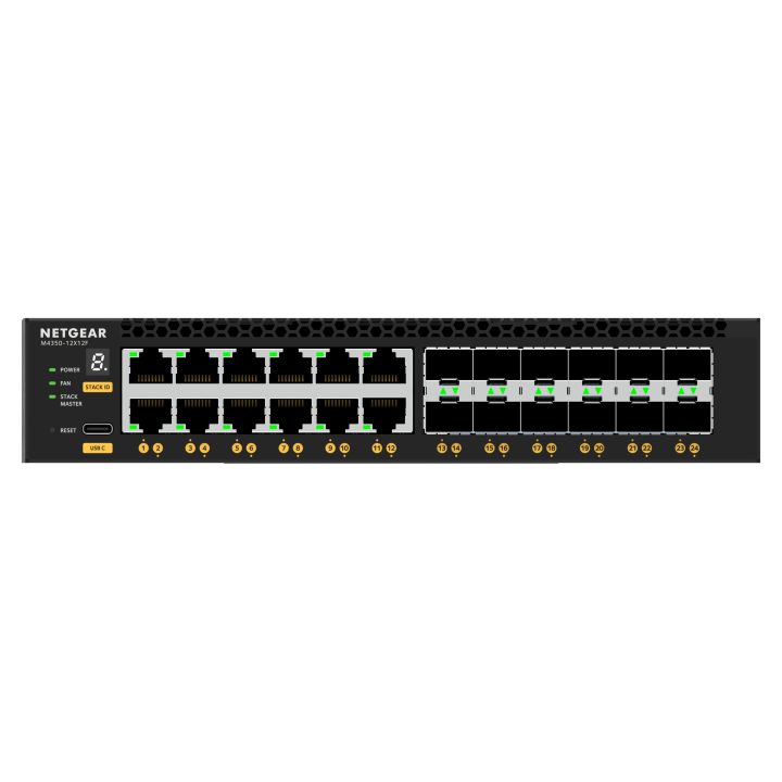 NETGEAR XSM4324 Gerido L3 Ethernet 10G (100/1000/10000) 1U Preto