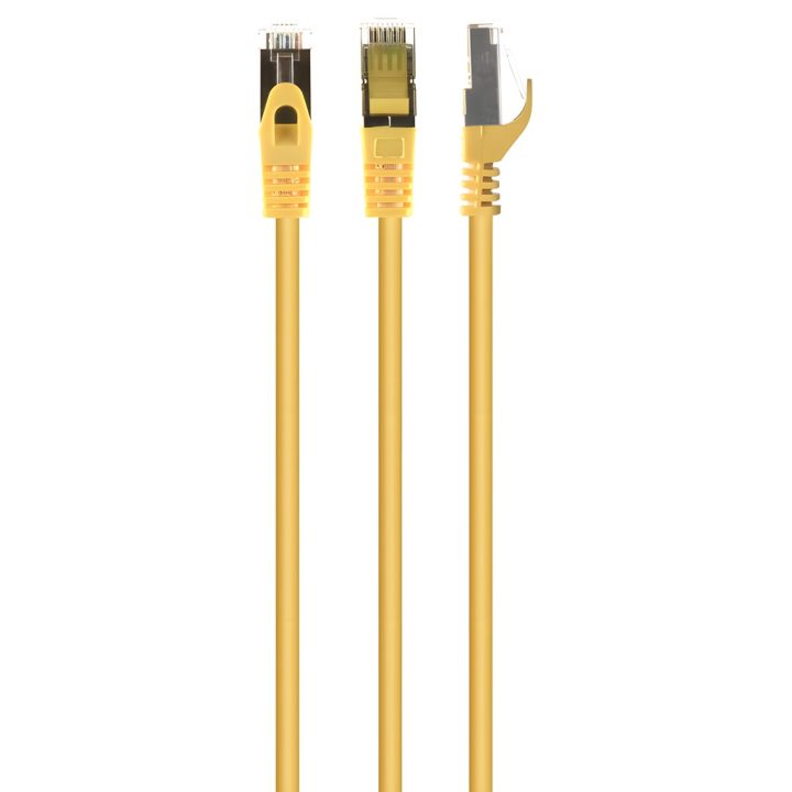 Gembird PP6A-LSZHCU-Y-0.5M cabo de rede Amarelo 0,5 m Cat6a S/FTP…