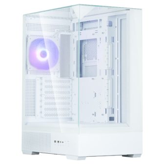 Zalman P40 Prism White Mid-Tower Case White