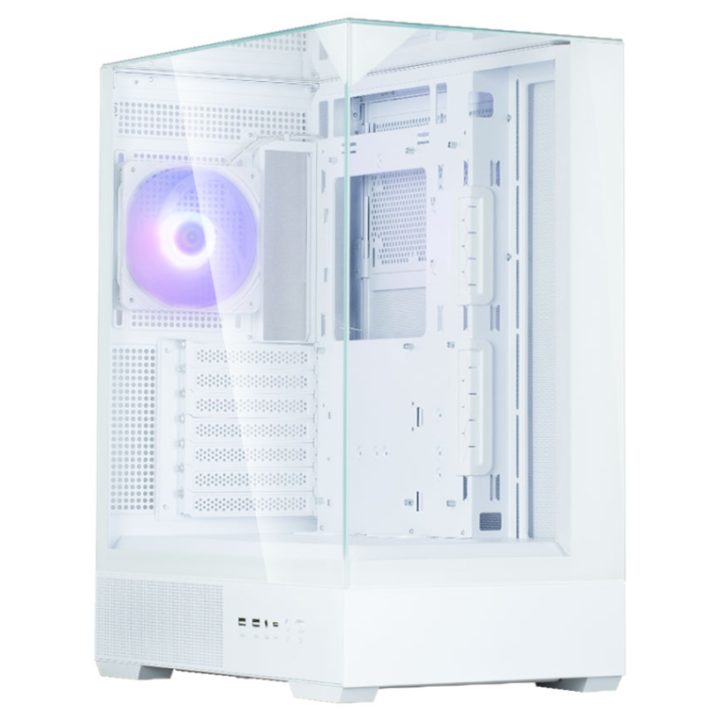 Zalman P40 Prism White Mid-Tower Case White