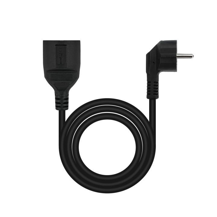 Nanocable Extension Power Cable, White, 2 m