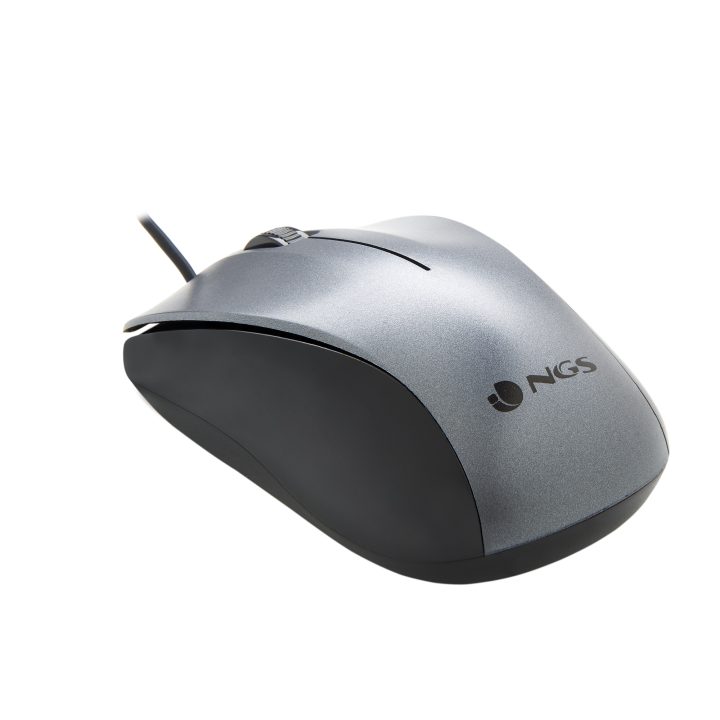NGS CREW rato de escritório ambidestro USB tipo A óptico 1200 DPI