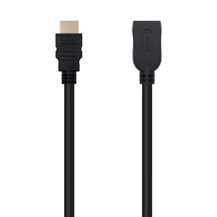 Nanocable Cabo HDMI 2.0 Extensor A/M-A/H, Preto, 2 m