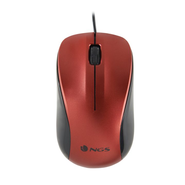NGS CREW ratón Oficina Ambidextro USB tipo A Óptico 1200 DPI