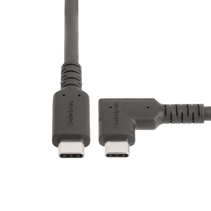 StarTech.com Cable USB-C de 50cm - Acodado - USB 10 Gbps - Entrega de…