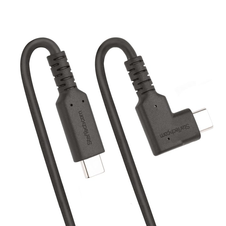 StarTech.com Cable USB-C de 50cm - Acodado - USB 10 Gbps - Entrega de…