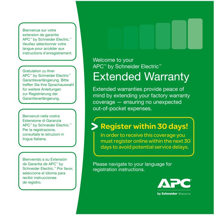 APC Service Pack 3 Year Extended Warranty 3 year(s)
