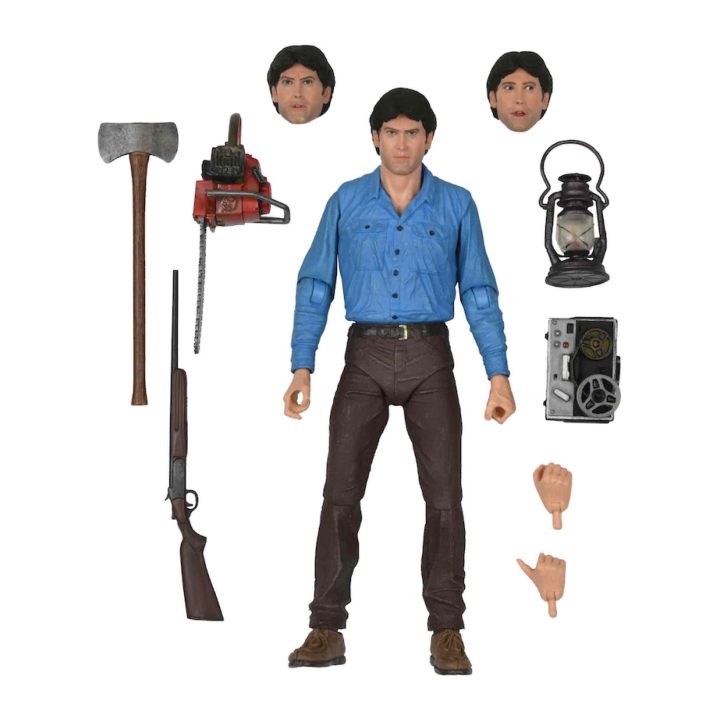 NECA Evil Dead Scale Ultimate Ash 40th Anniversary Figure 18 cm…