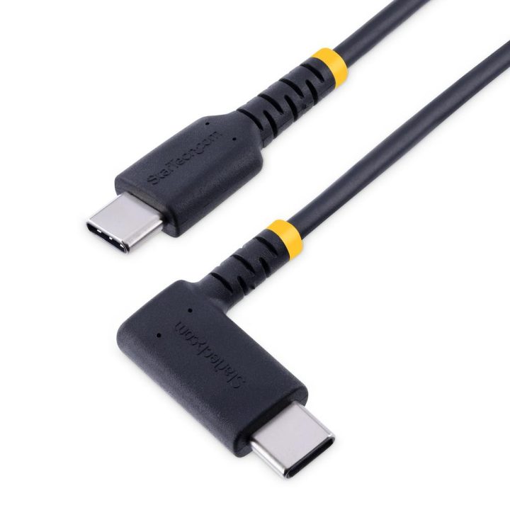 StarTech.com 15cm Right-Angle USB-C Cable - PD 60W - 3A - Fast…