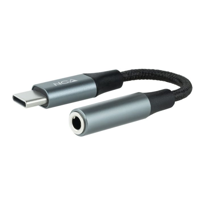 Nanocable USB-C/M to 3.5/H Audio Adapter Cable, 11 cm, White