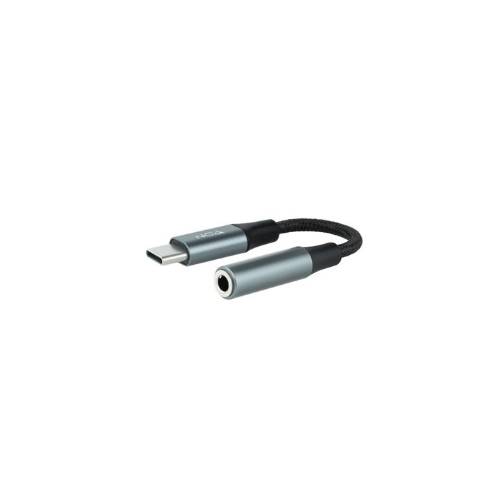 Nanocable USB-C/M to 3.5/H Audio Adapter Cable, 11 cm, White