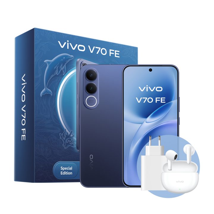 VIVO V70 FE + BUD 6,83" SIM dupla Android 16.0 5G USB Tipo C 8 GB 512…