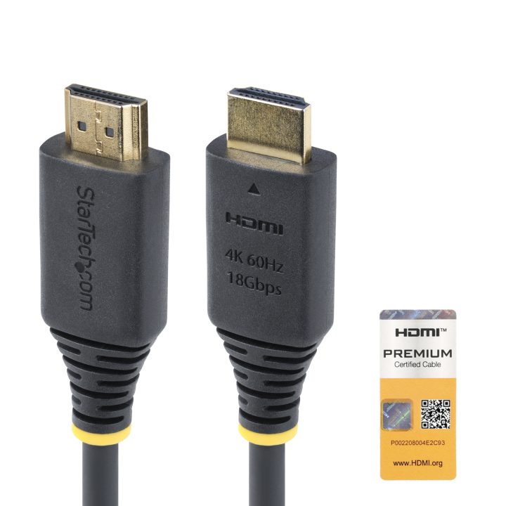 StarTech.com Cable HDMI Certificado Premium de Alta Velocidad de 50cm…