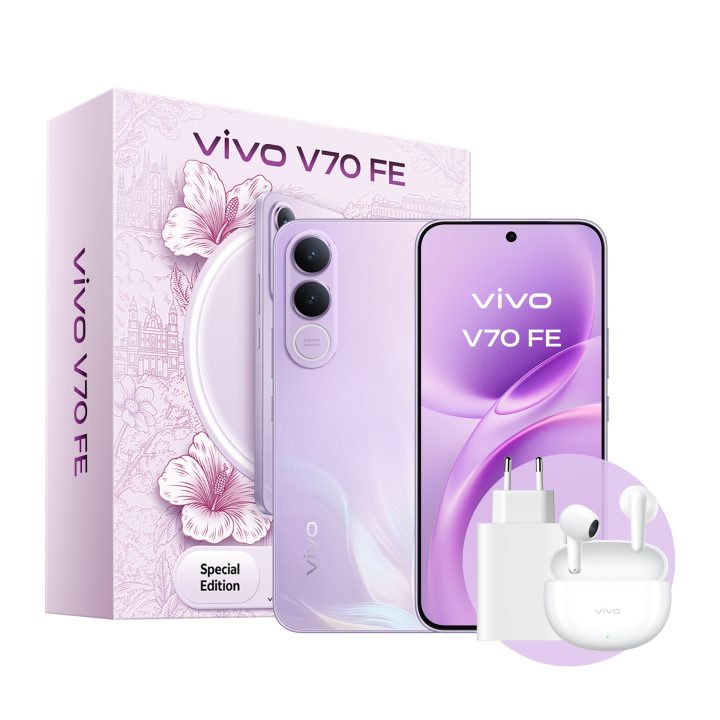 VIVO V70 FE + BUD 6.83" Dual SIM Android 16.0 5G USB Type-C 8 GB 512…