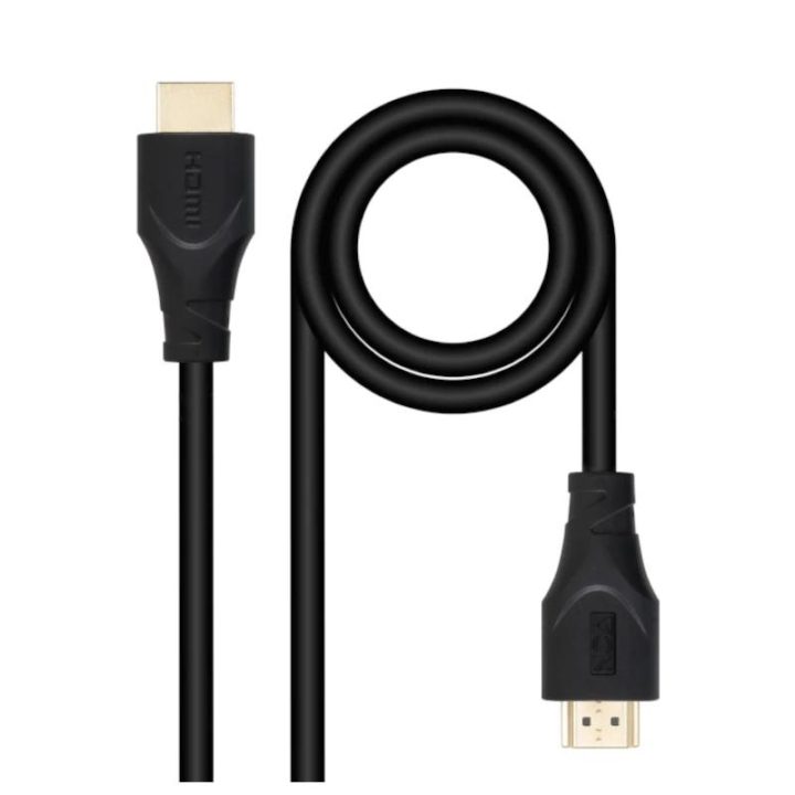 Nanocable HDMI Cable V1.4 CCS, A/M-A/M, Black, 1m