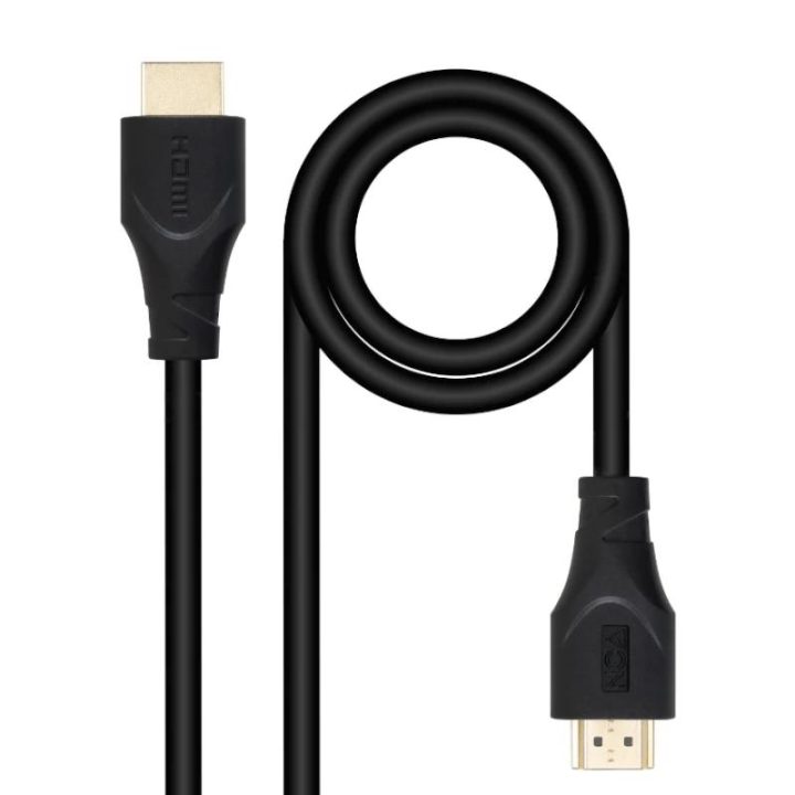 Nanocable Cable HDMI V1.4 CCS, A/M-A/M, Negro, 1m