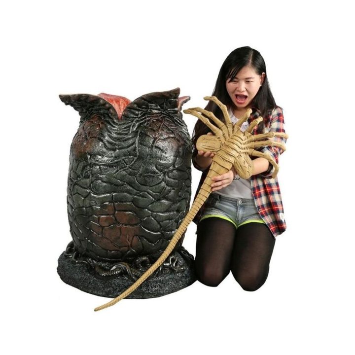 Réplica Neca Alien Ovo e Facehugger em látex e espuma de 91 cm…