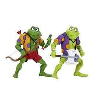 Pack 2 figuras Neca rãs genghis & rasputin scale action figure tmnt…