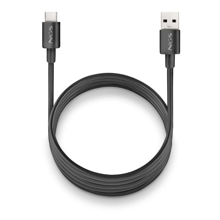 NGS ZYRO-AC cabo USB USB 2.0 1 m USB A USB C 0,48 Gbit/s Branco