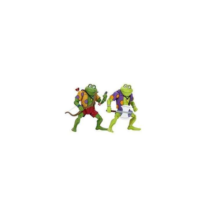 Pack 2 figuras Neca rãs genghis & rasputin scale action figure tmnt…